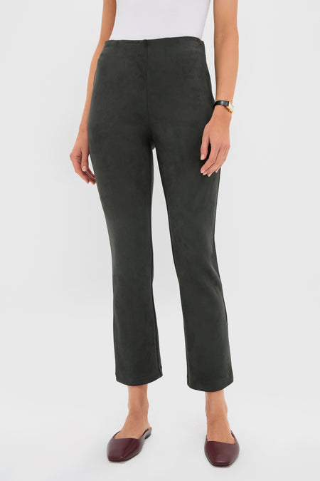 Tuckernuck (S) Vegan Suede Ashford Pants-Deep Olive