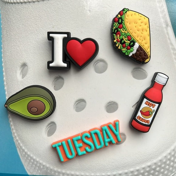 CROC Charms: Taco Tuesday 5 pack