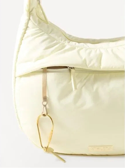ATHLETA | All About Medium Crossbody Hobo Bag | Yellow