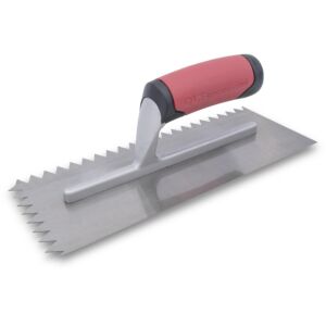 DRITAC TR-11 1/4"x1/4" V Notch Wood and Resilient Flooring Trowel