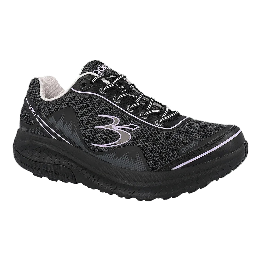G-DEFY FOOTWEAR | Women's Mighty Walk | BLK/Purple | US 8W