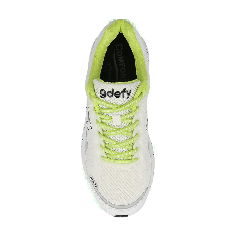 g-defy Women's Mighty Walk White/Green Shoes Size: 8.5