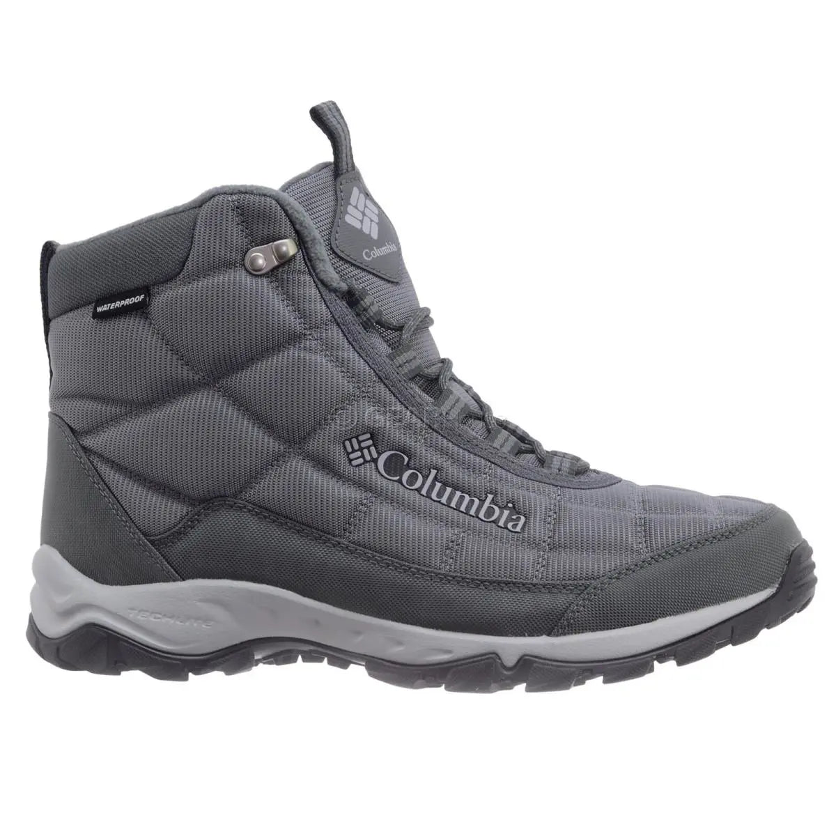 Columbia Mens Harper Forest II Waterproof Insulated Hiking Boots Gray