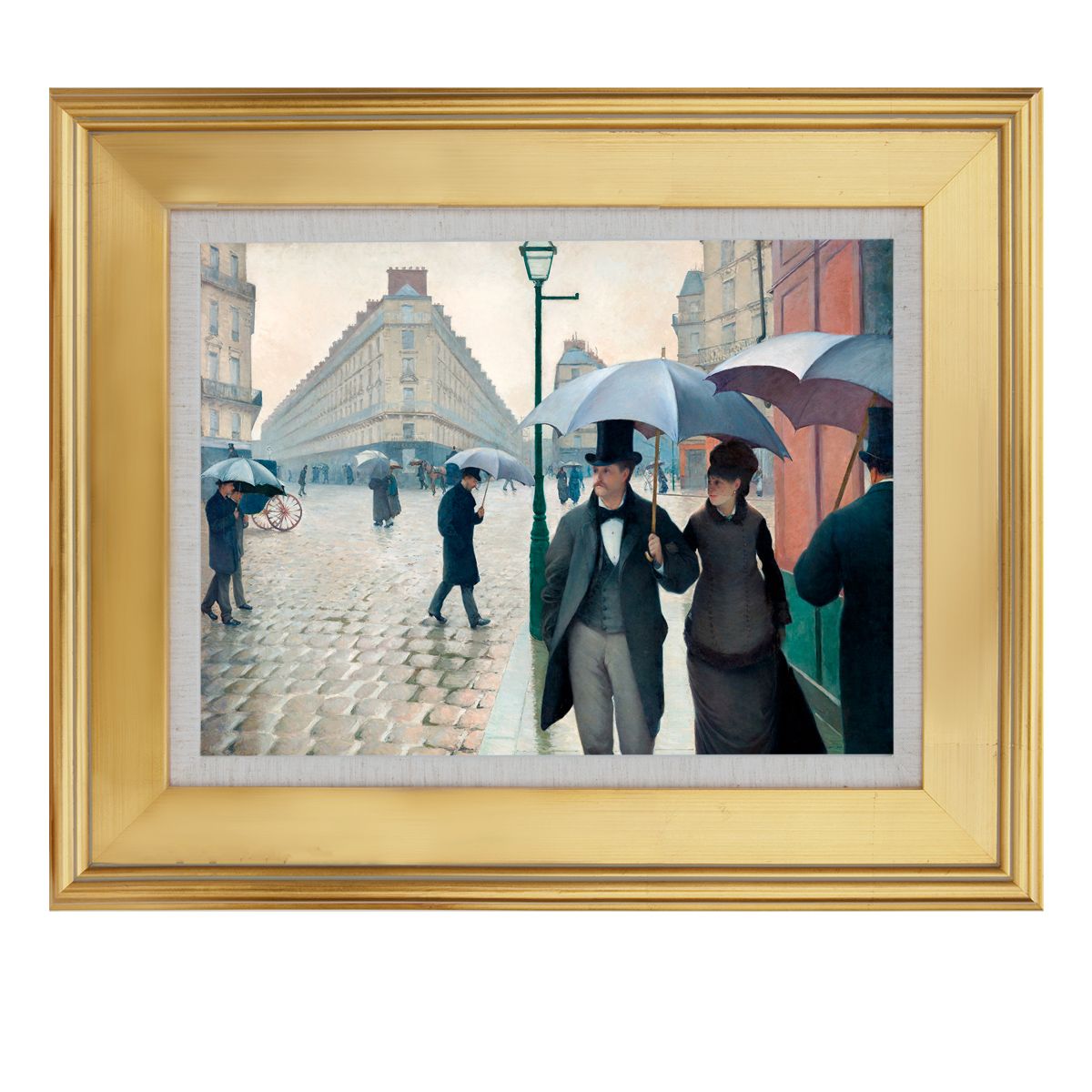 Plein Aire Gold Frame with Linen Liner 24" x 30"