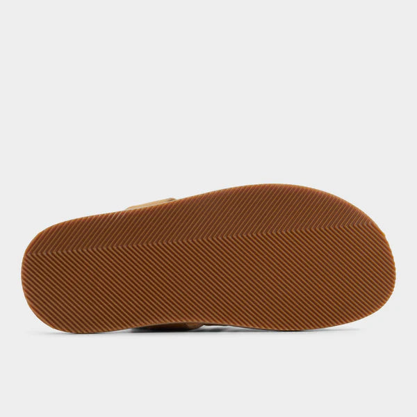 Aldos Men's Haniff Strappy Flat Sandal - Camel - Size 10.5