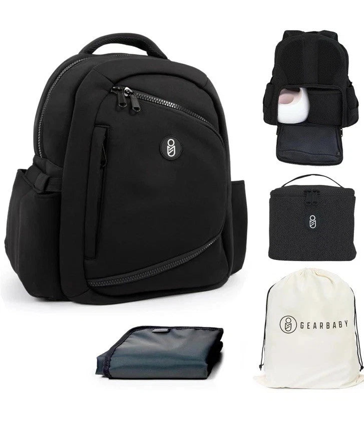 GEARBABY Neoprene Breast Pump Bag BLACK