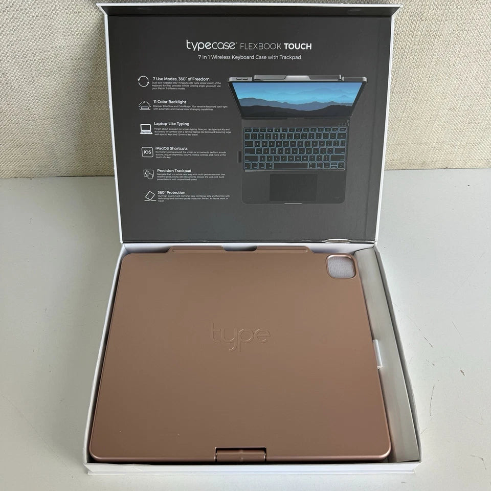 Typecase Flexbook Touch KB201T-129 Pink 7 In 1 Wireless Keyboard Case