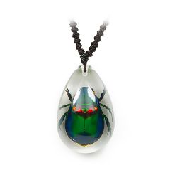 Rutelian Beetle Necklace