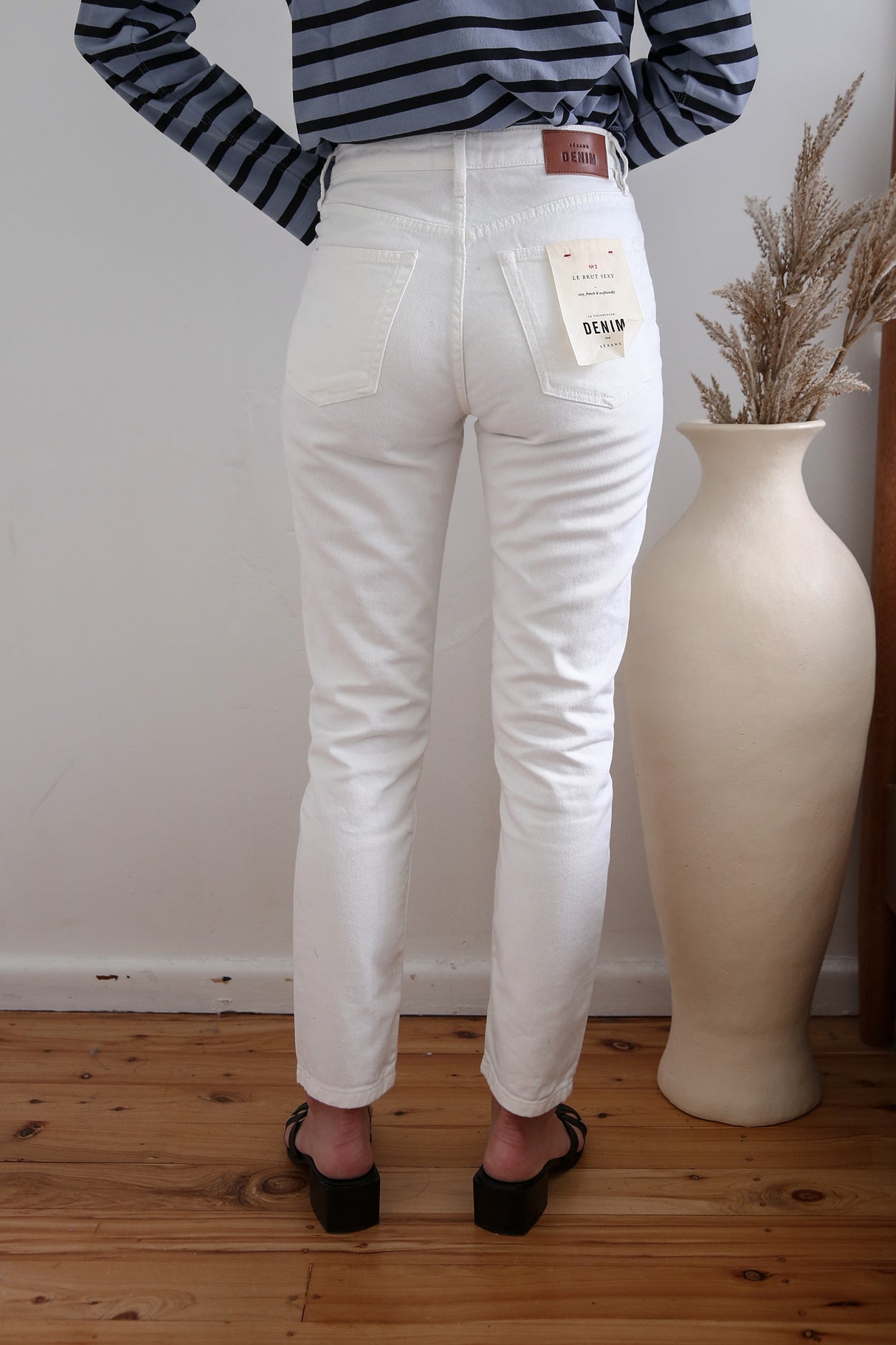 Sézane Brut Sexy Ecru Denim (US 2)