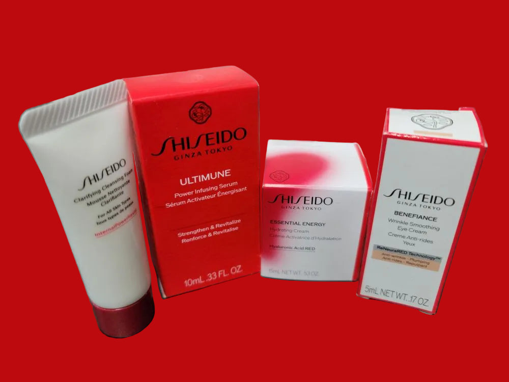 SHISEIDO Travel Sample Minis Face Kit