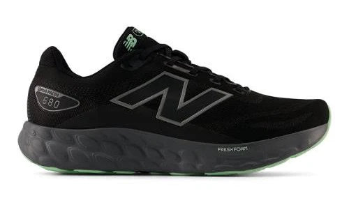 New Balance Fresh Foam 680 v8 (Black on Grey) (Women's size: 8.5 wide , Men's size: 7 wide)