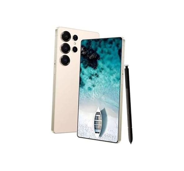 Unlocked Cell Phones C25 Ultra Build-in Pen, Snapdragon 888 Processor, 5G Dual SIM, 6.9" Screen Android 14 Mobile Phone, 12GB+512GB Smartphone, 6800mAh Battery, 48MP+108MP Camera, Face ID Gold