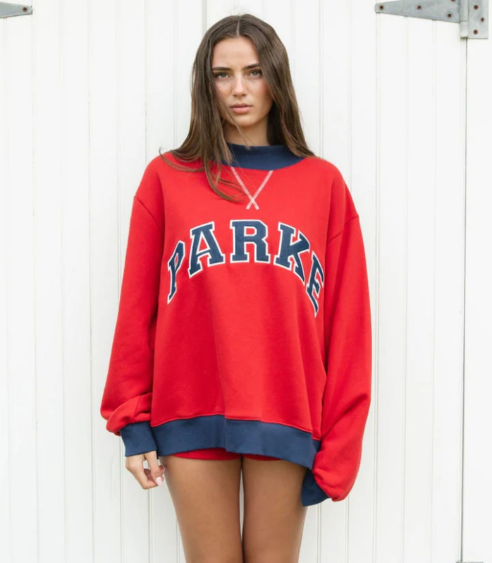 PARKE Two Tone Varsity Mockneck