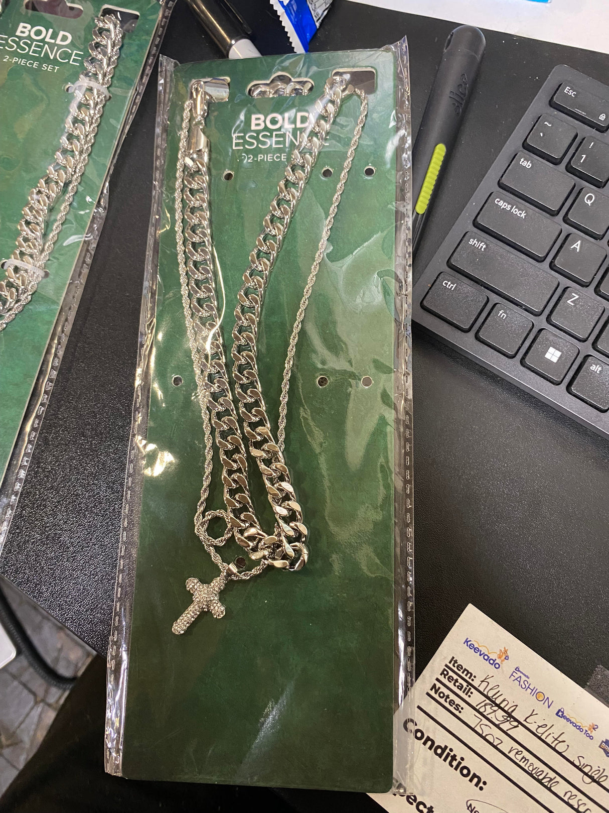 Bold Essence 2 Piece Necklace Set