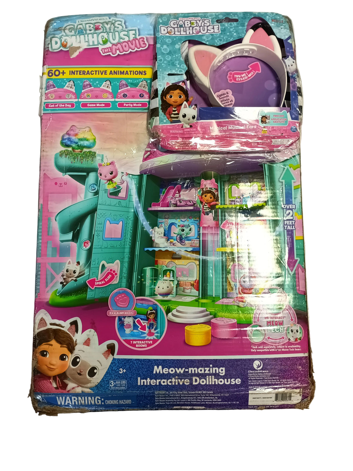 Gabby's Dollhouse: The Movie, Meow-mazing Dollhouse including Bonus Interactive Ears