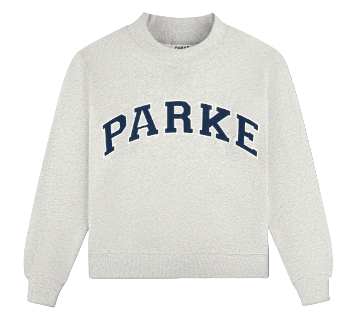 PARKE Varsity Mockneck - Classic Grey/Denim