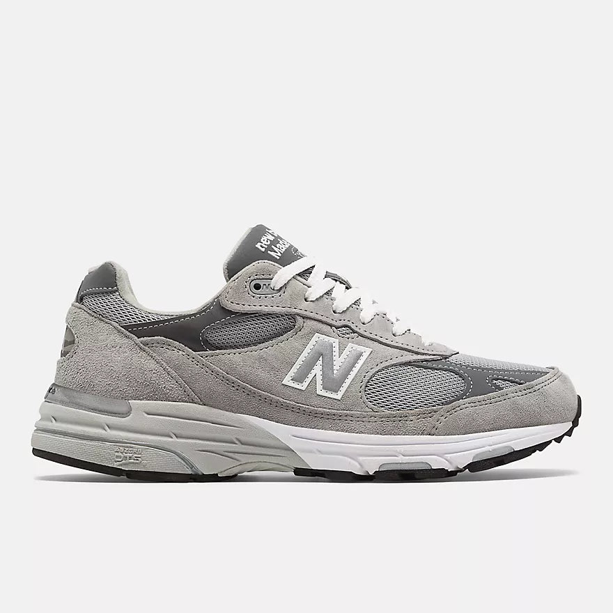 New Balance Women's Made in USA 993 Running Course Grey and White Size: 5.5