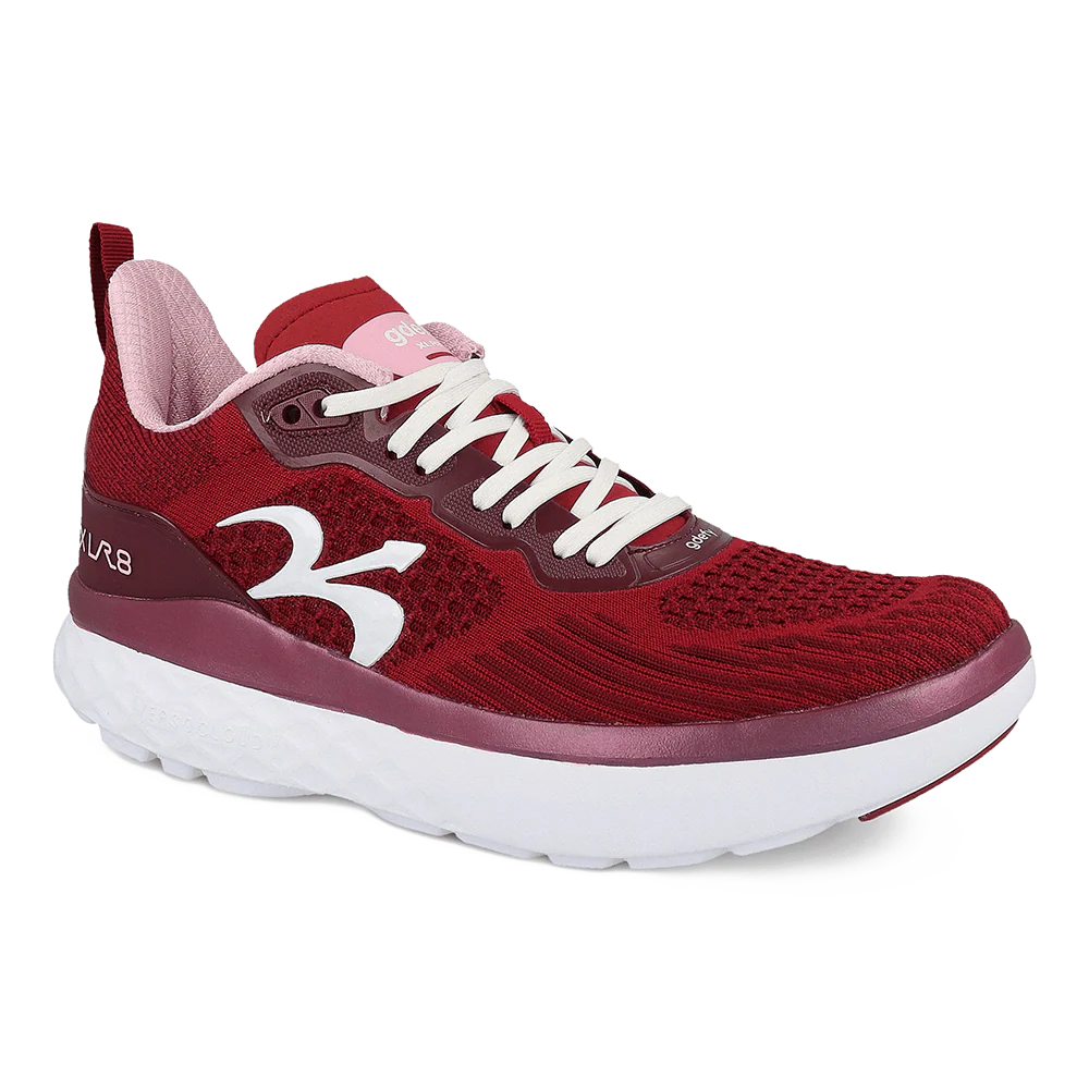 G-DEFY XLR8 Run Women’s Supportive Running Shoe - Burgundy - Size 6 Medium