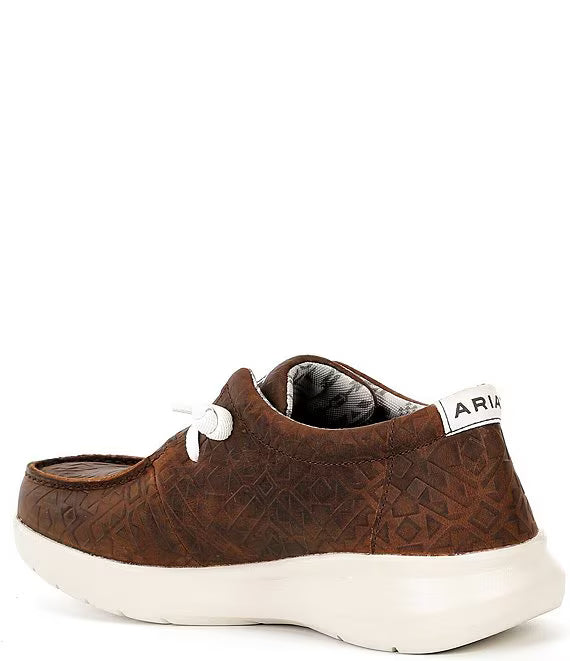 ARIAT Men's Hilo Shoe - Mahogany Blanket Emboss - Size 10.5D (Medium)