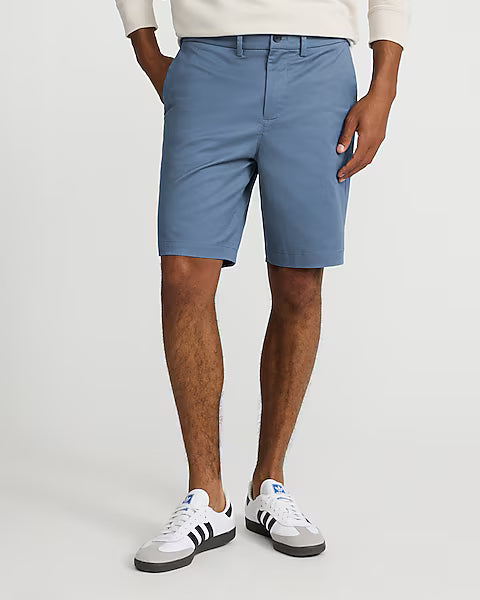8" Comfort Waist Hyper Stretch Chino Shorts Size 31
