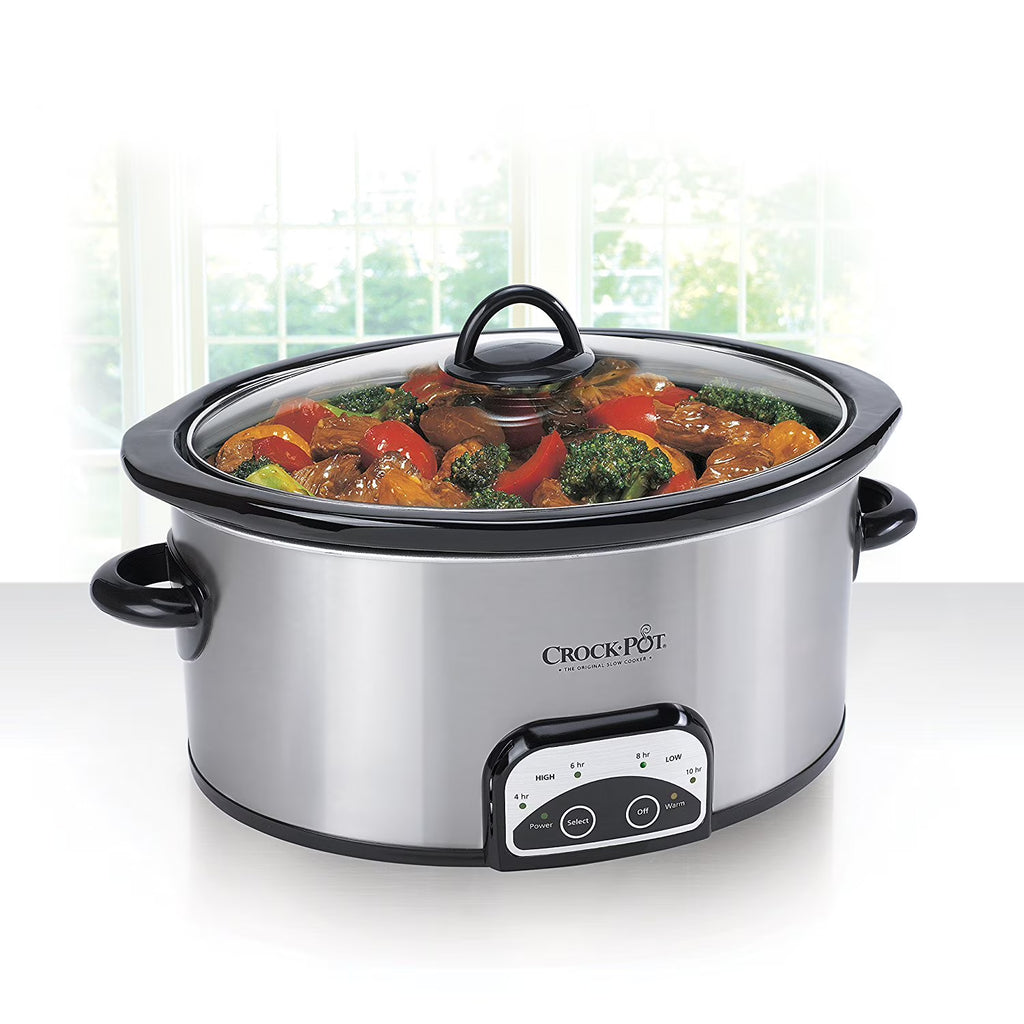 Crock-Pot 7-Quart Smart-Pot Slow Cooker - Brushed Stainless Steel