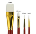 Fundamentals Short Handle Brush Set No. 16