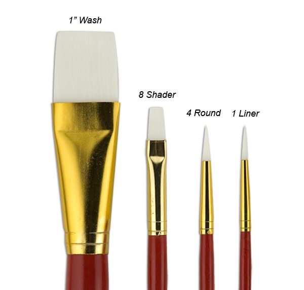 Fundamentals Short Handle Brush Set No. 16