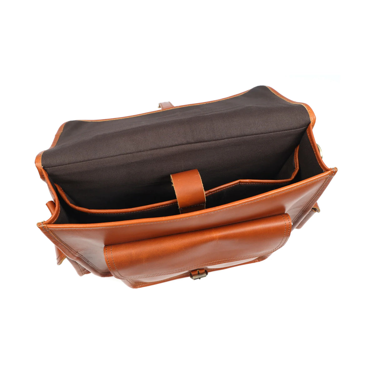Levinson Leather Ember Buffalo Leather Messenger Bag