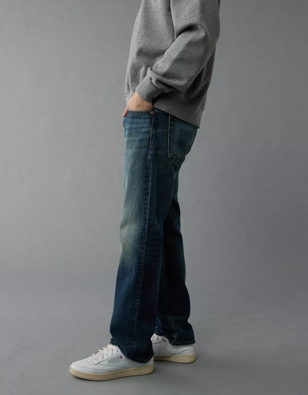 AE EasyFlex +TENCEL™ Fibers Original Bootcut Jean, Men's Dark Vintage 32x32