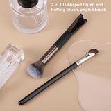 2pc Nose Contour Makeup Brush Set