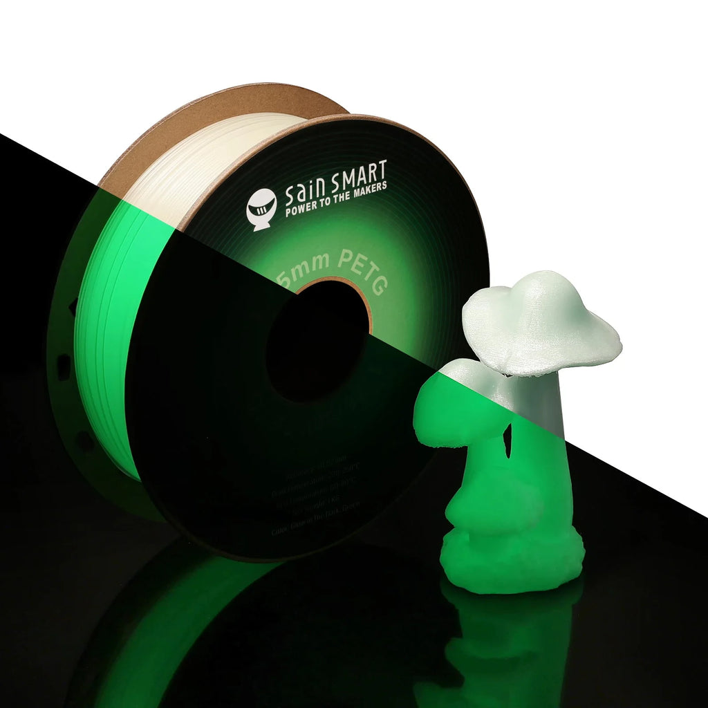 SainSmart 3D Printer Filament 1.75mm - Glow in the Dark, Green