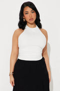 Fashion Nova Anastasia Halter Top Color Red Size Medium