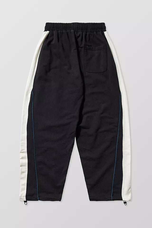 IETS FRANS - Black Panel Harri Baggy Joggers-Unisex S