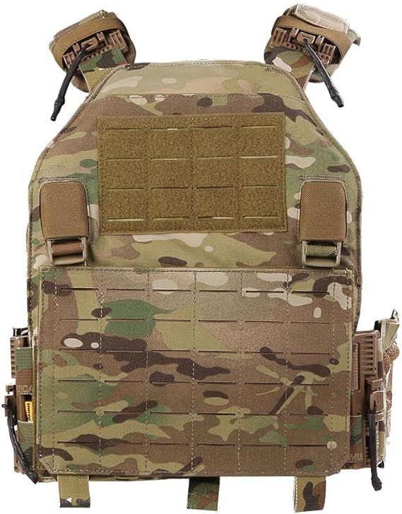 EMERSONGEAR LVAC ASSAULT Plate Carrier W ROC Quick Released Vest Molle Body Armor Harness Airsoft Role-Playing Gear EM7404 (NEW)