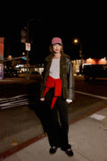 Zara INTERLOCK FLARE PANTS Size M