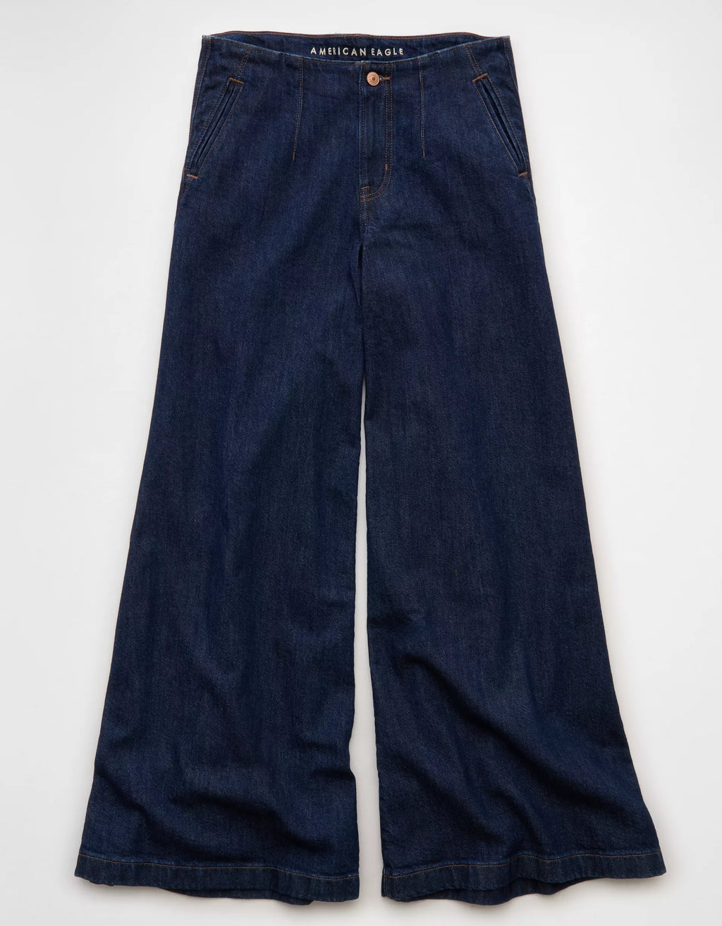 AE Dreamy Drape Baggy A-Line Fit Jean Midnight Slummer - Women 000R
