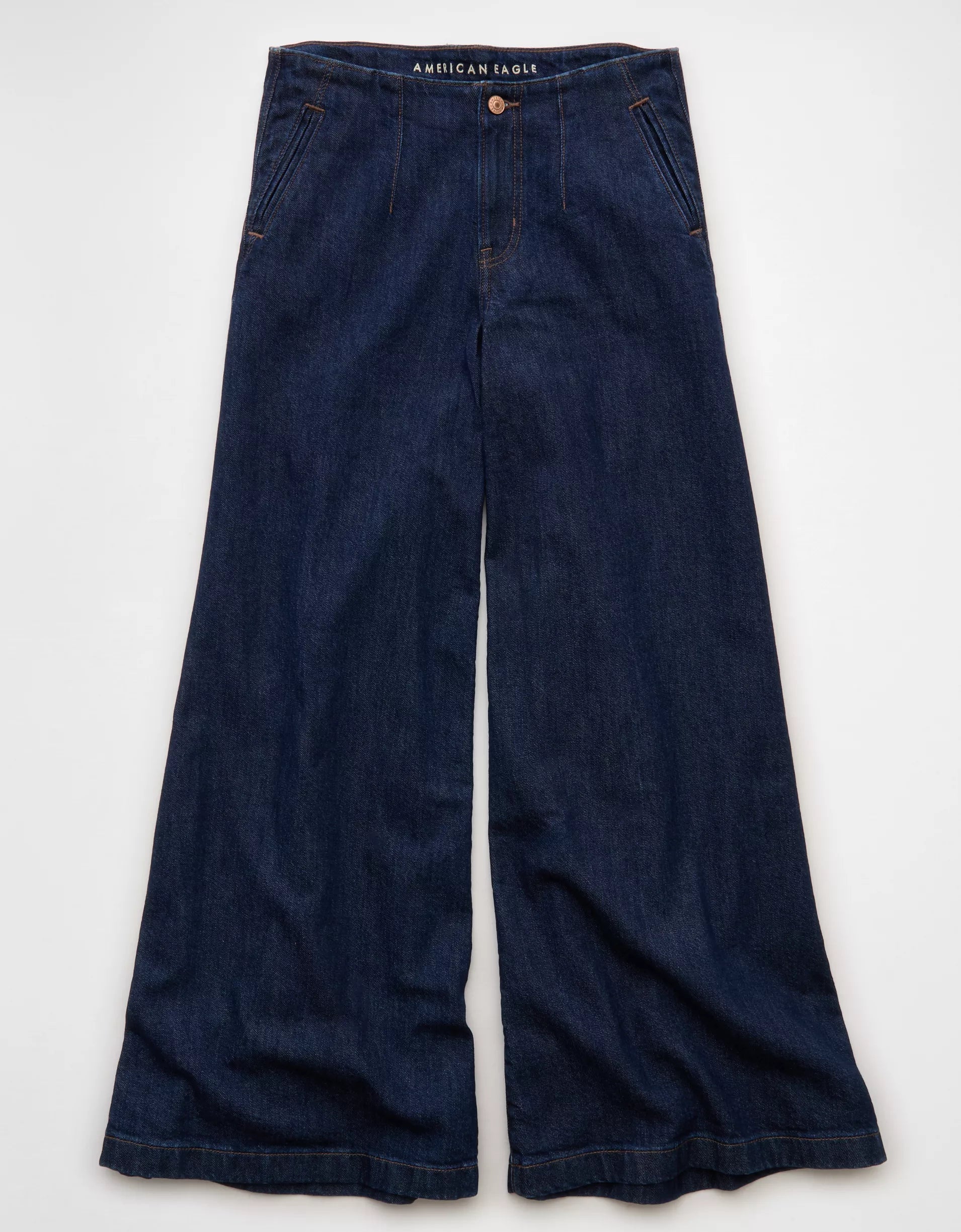 AE Dreamy Drape Baggy A-Line Fit Jean Midnight Slummer - Women 000R