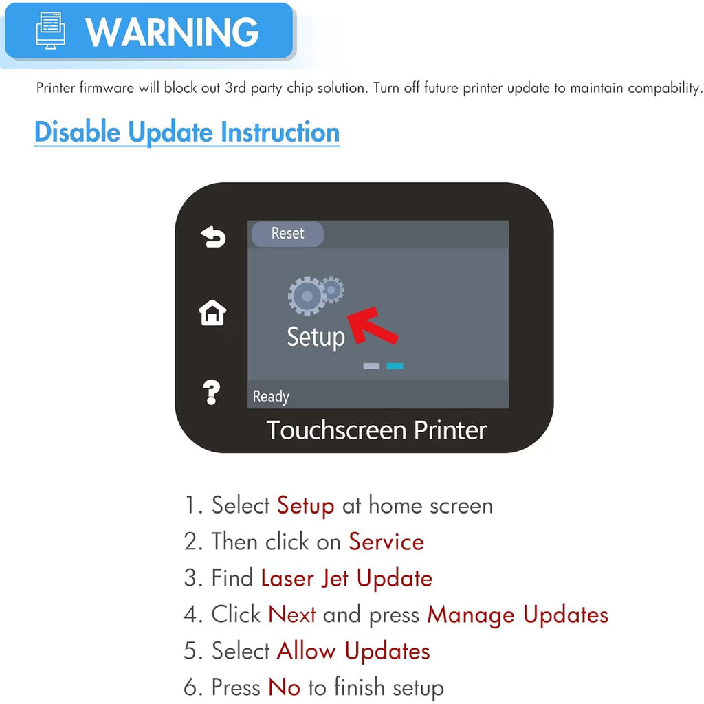 Vipink 206X Compatible Toner Cartridges for HP LaserJet Pro - 4-Pack