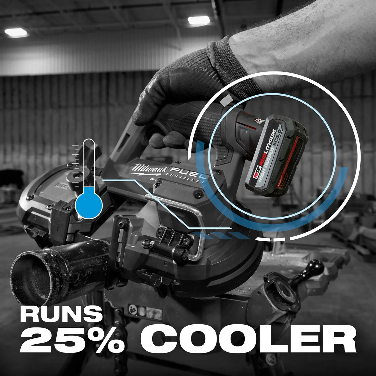 *Milwaukee - M12 REDLITHIUM HIGH OUTPUT XC5.0 Battery Pack, 48-11-2450