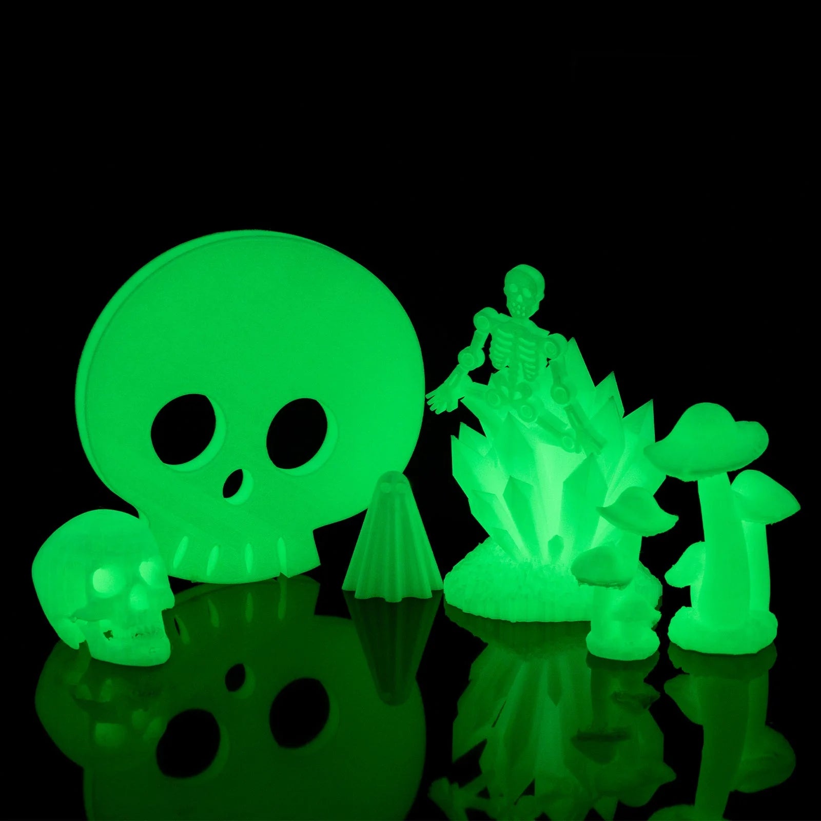 SainSmart 3D Printer Filament 1.75mm - Glow in the Dark, Green