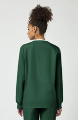 Cherokee WW Originals Women's Snap Front Scrub Jacket - Hunter Green - Large
