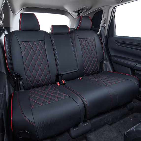 EKR Custom Fit Pilot Car Seat Covers 8-Passenger  for 2023 2024 2025 Honda Pilot LX, Sport, EX-L, Touring, Elite