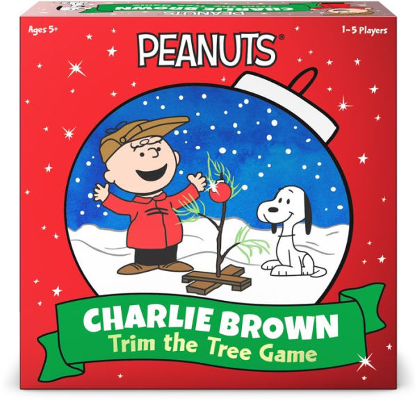 Funko Peanuts Charlie Brown Trim The Tree Cooperative Game for 1-5 Players Ages 5 and Up (New, Open Box)