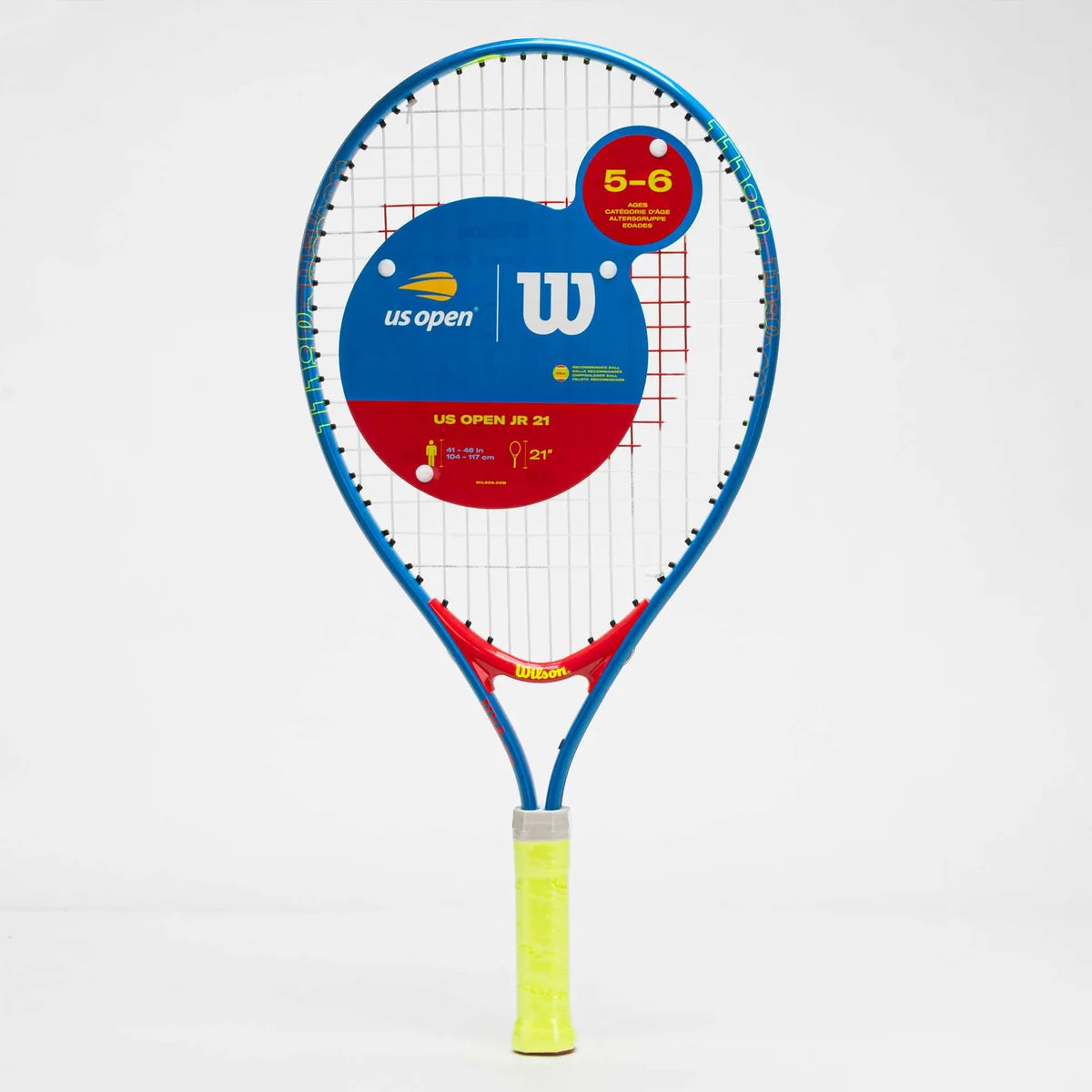 * Wilson US Open Jr 21 Tennis Racket - Blue