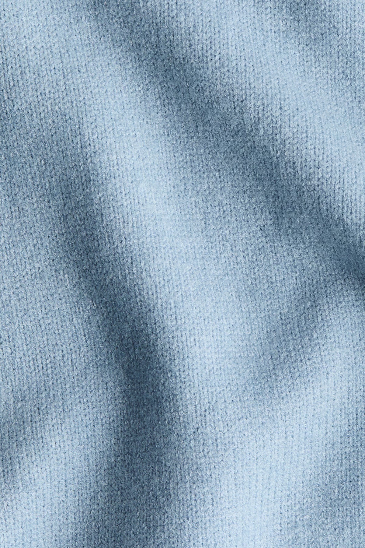H&M - Women's Round-Neck Knit Sweater - Light Blue - US Medium