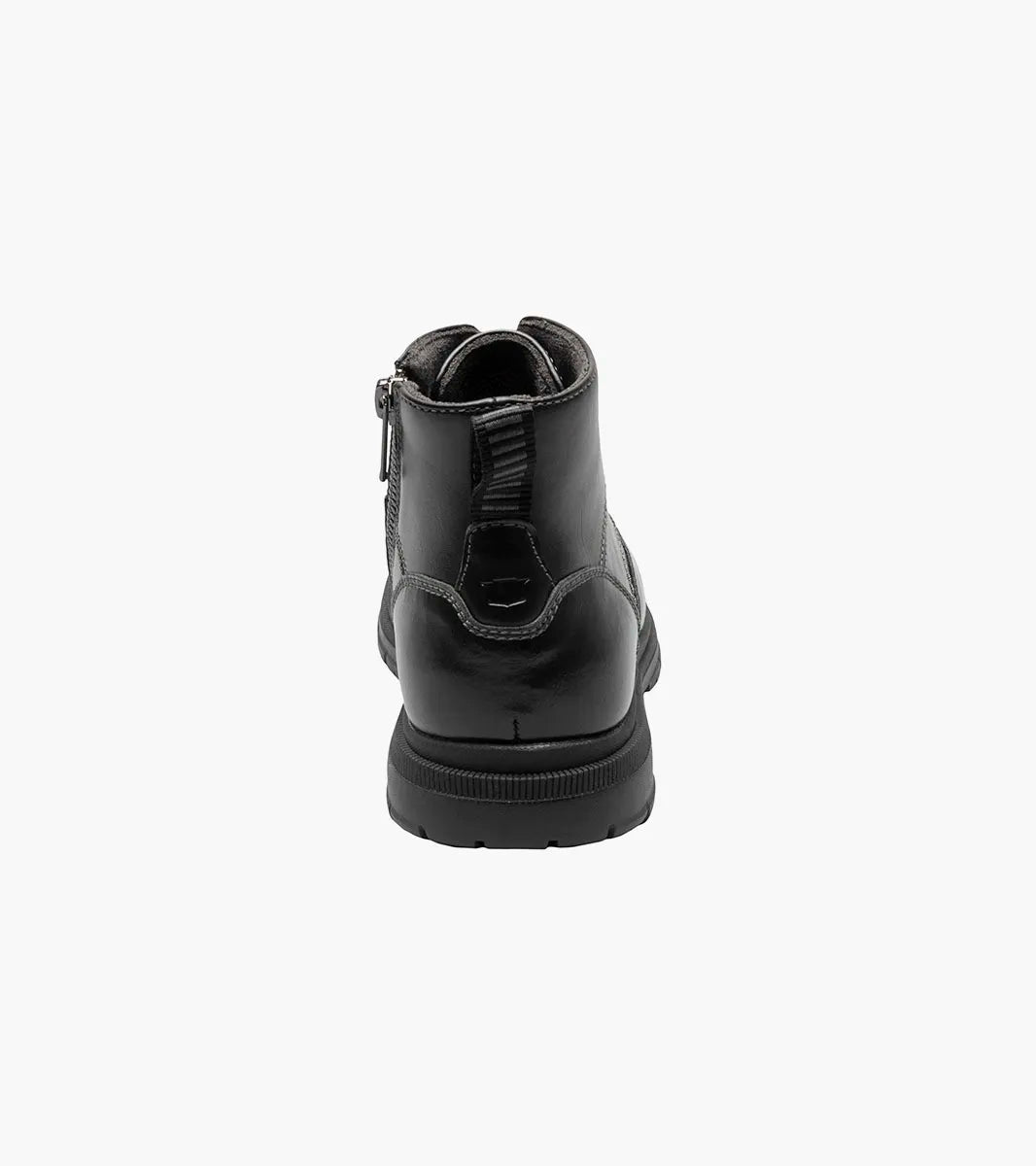 FLORSHEIM Boy's Lookout Jr. Plain Toe Lace Up Boot - Black - 4M