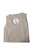 ANRABESS Women's Sleeveless Sweater Vest XS  (Almond)