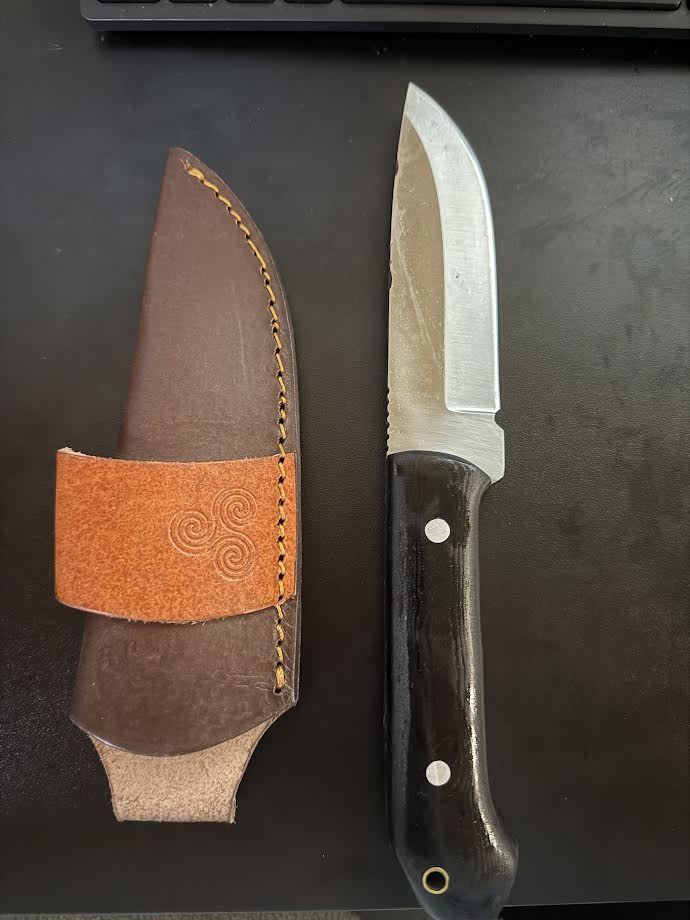 LMK Louis Martin Knives Custom Made Damascus Knives