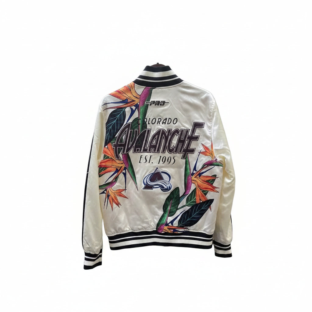 Colorado Avalanche Satin Jacket  Large