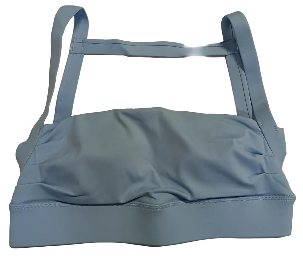 Light Blue Sports Bra by Berlook - Medium
